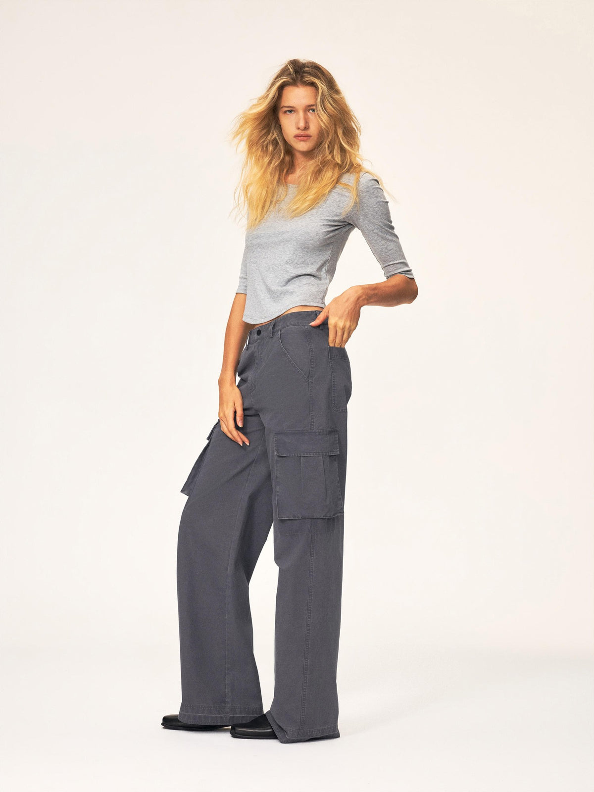 Northbutsouth Casual Round Neck Six Sleeve Tencel Cotton Women&