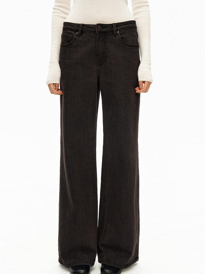 Northbutsouth Chocolate Vintage Distressed Enzyme Wash Women&