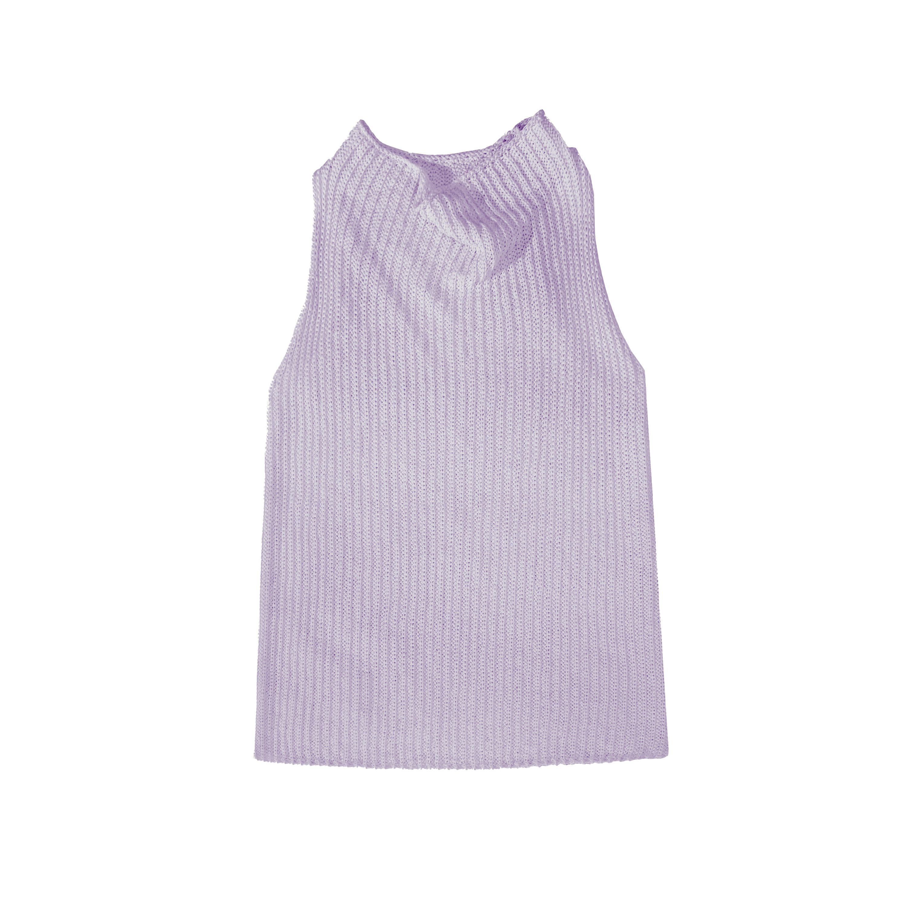 Northbutsouth_Chunky_Ribbed_Breathable_Scoop_Neck_Slim_Fit_Women&