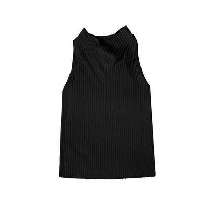 Northbutsouth_Chunky_Ribbed_Breathable_Scoop_Neck_Slim_Fit_Women&