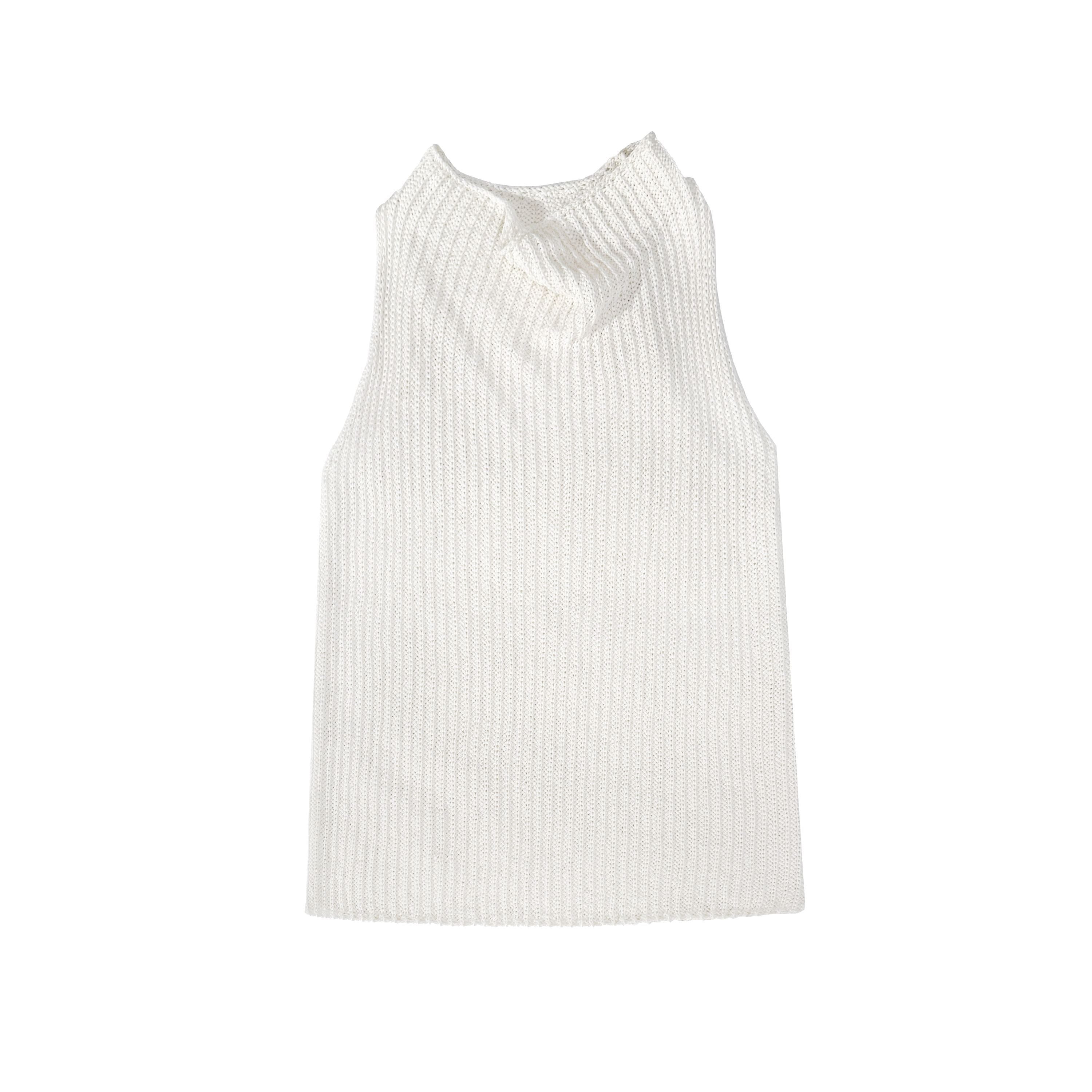 Northbutsouth_Chunky_Ribbed_Breathable_Scoop_Neck_Slim_Fit_Women&