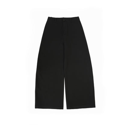 Northbutsouth_Classic_Black_Grey_Pleatless_Curved_Cut_Low_Rise_Women&
