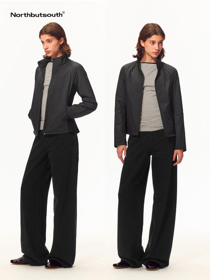 Northbutsouth Classic Black Loose Mid Low Rise Cotton Women&
