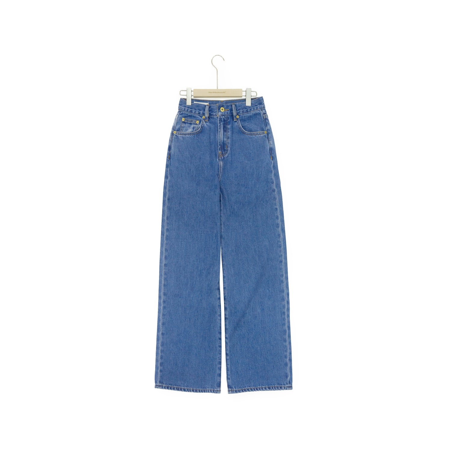 Northbutsouth Classic Blue Straight Leg Low Rise Casual Denim Pants MISSTT