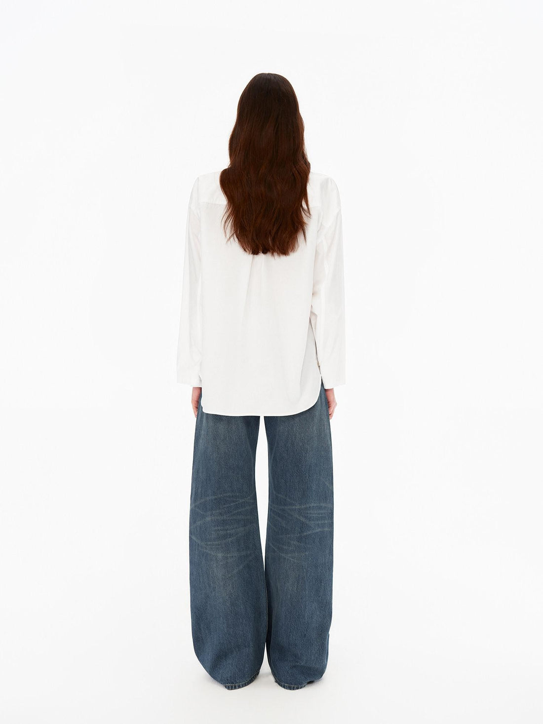 Northbutsouth Classic Blue Whisker Fade Tapered Mid Rise Women&