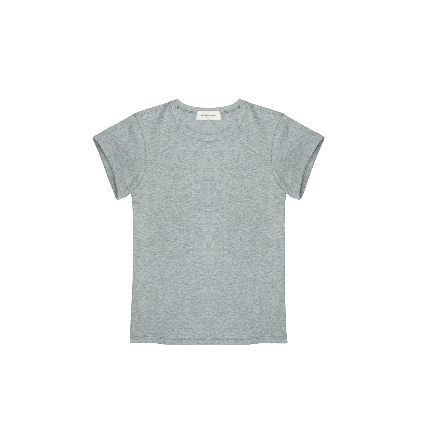 Northbutsouth Classic Crew Neck Turn Up Sleeve Fitted T-shirt Multiple Colors MISSTT