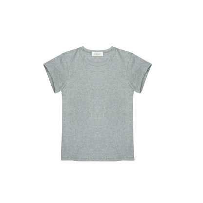 Northbutsouth Classic Crew Neck Turn Up Sleeve Fitted T-shirt Multiple Colors MISSTT