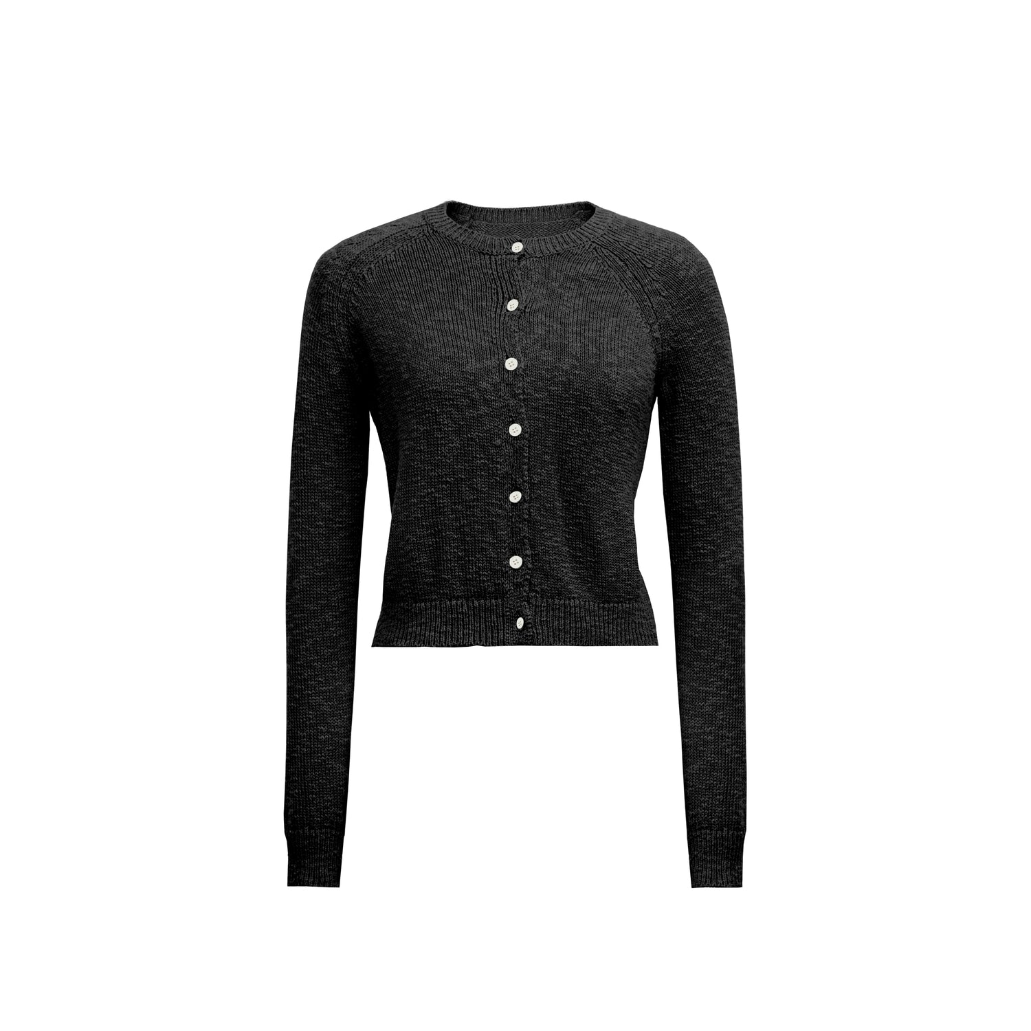 Northbutsouth Classic Crewneck Textured Raglan Sweater Cardigan MISSTT