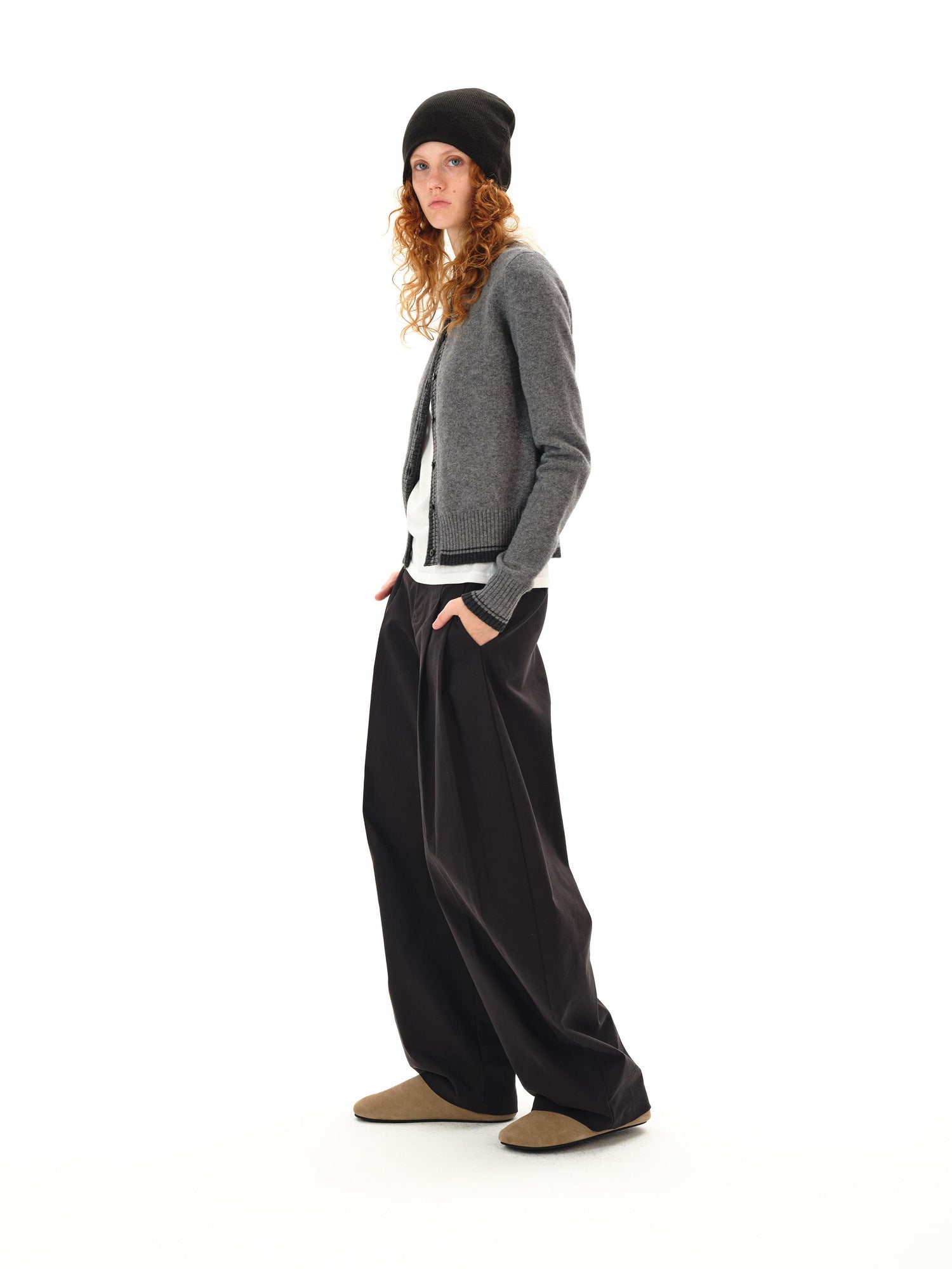 Northbutsouth Classic Double Pleat Cocoon Trousers