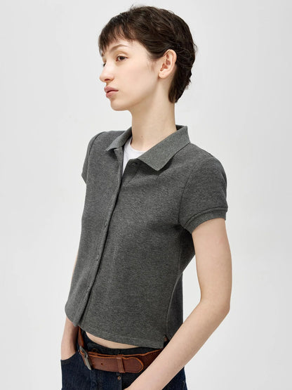 Classic Fit Short Sleeve Polo Top