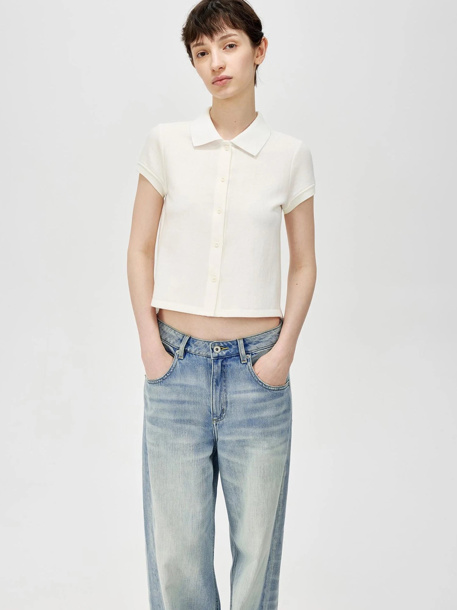 Classic Fit Short Sleeve Polo Top