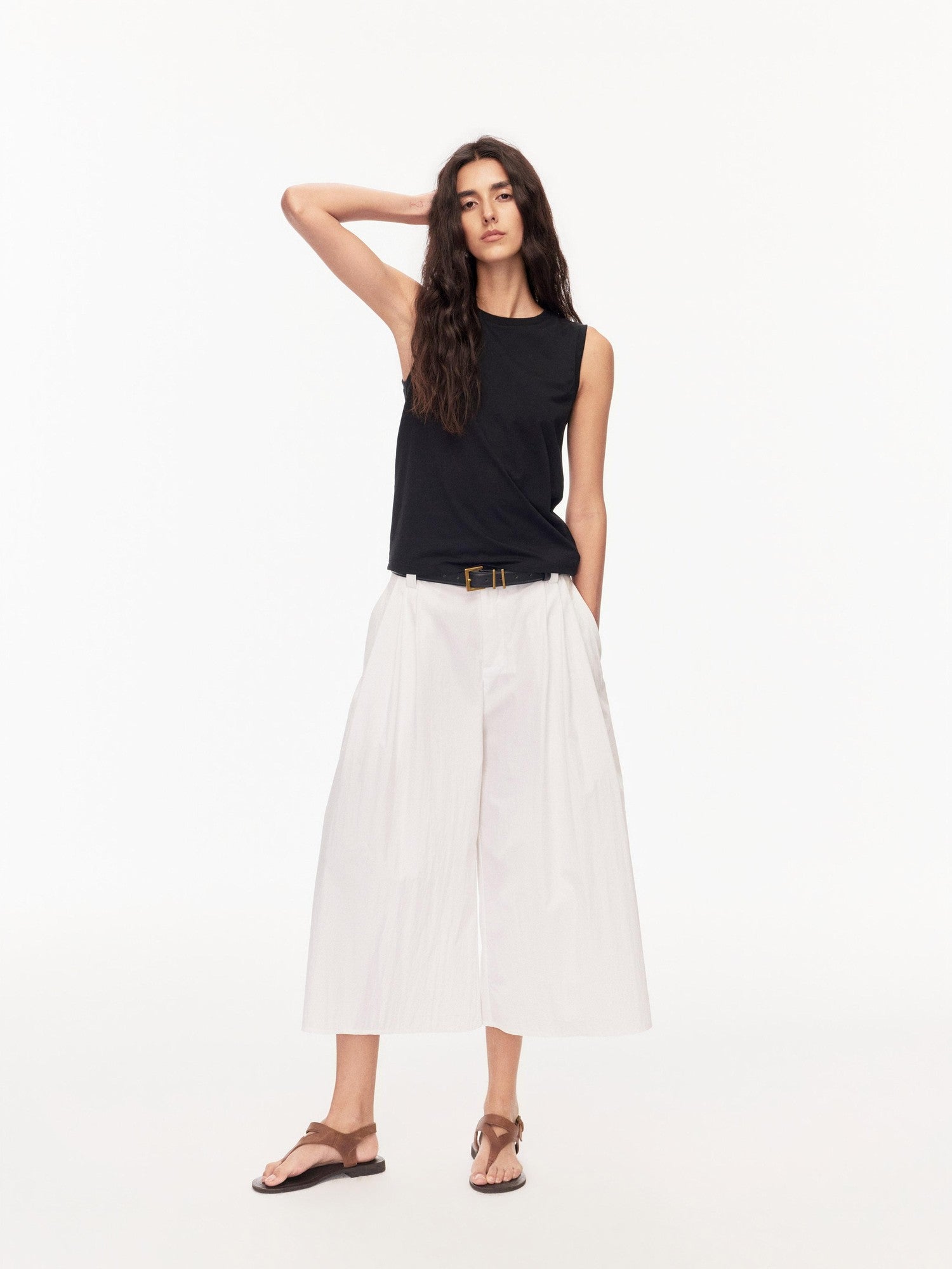 Northbutsouth Classic Four Color Round Neck Slim Fit Square Cut Women&