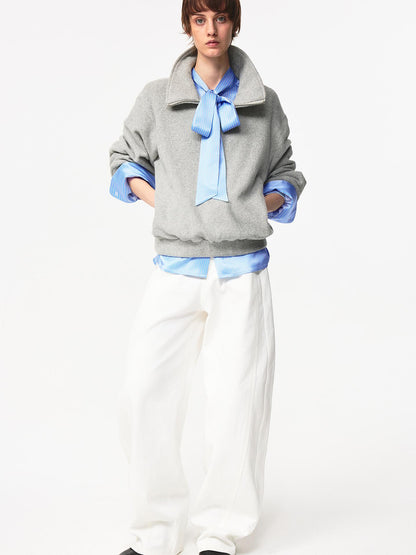 Northbutsouth Classic Half Zip Pullover With Pockets