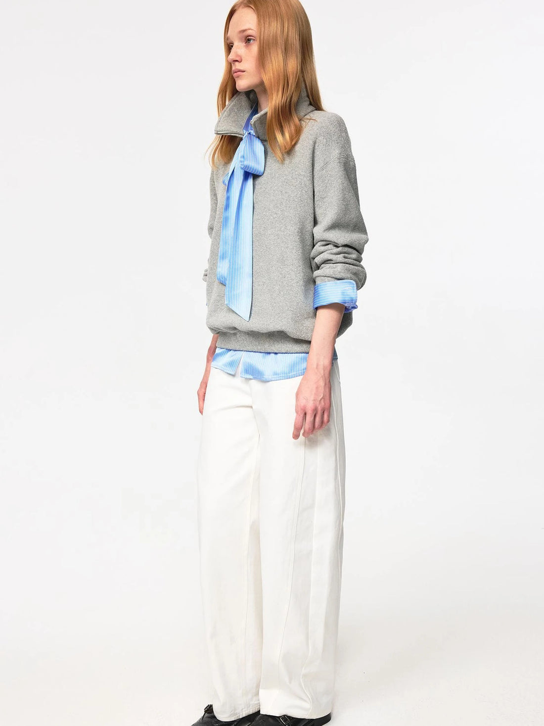 Classic Half Zip Pullover With Pockets