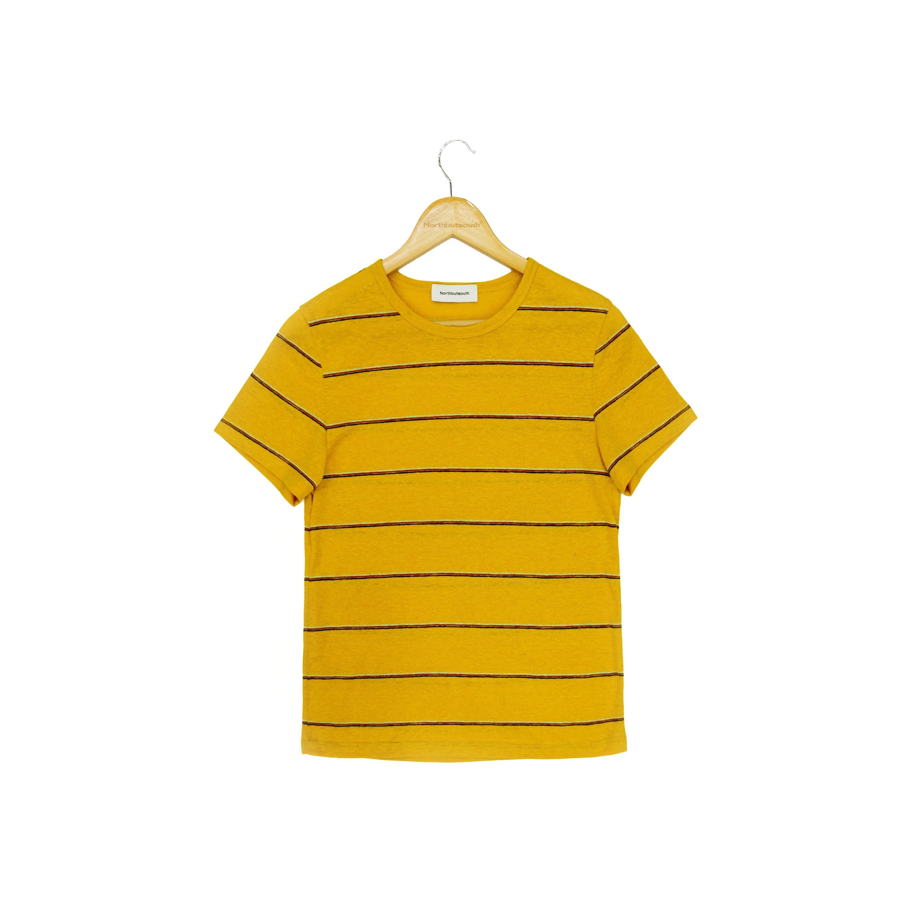 Northbutsouth Classic Hemp Striped Relaxed Fit Casual T-Shirt MISSTT