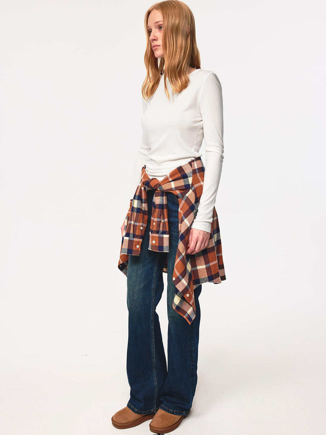 Northbutsouth Classic Retro Checkered Loose Fit Hemp Shirt Jacket