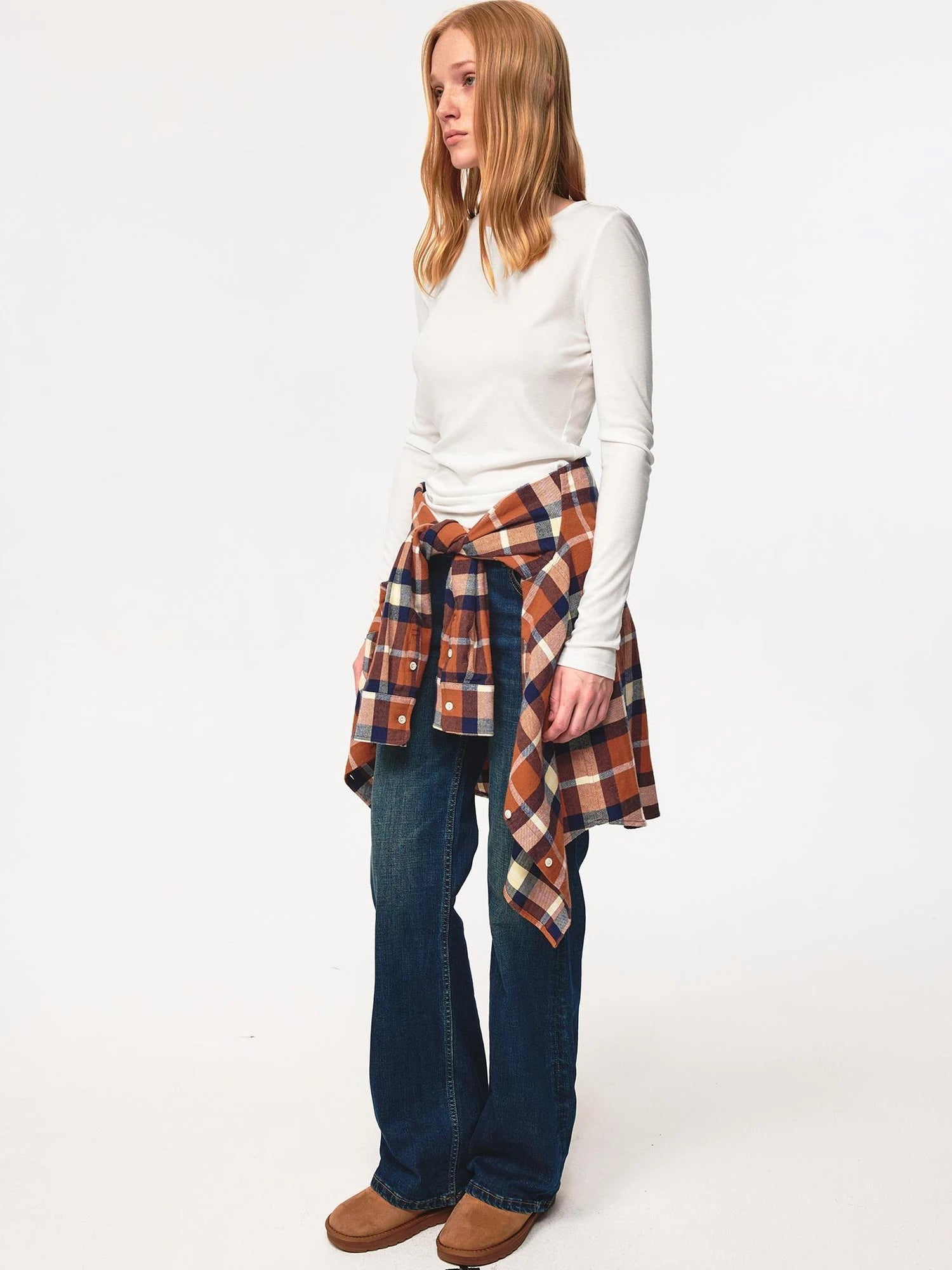 Classic Retro Checkered Loose Fit Hemp Shirt Jacket