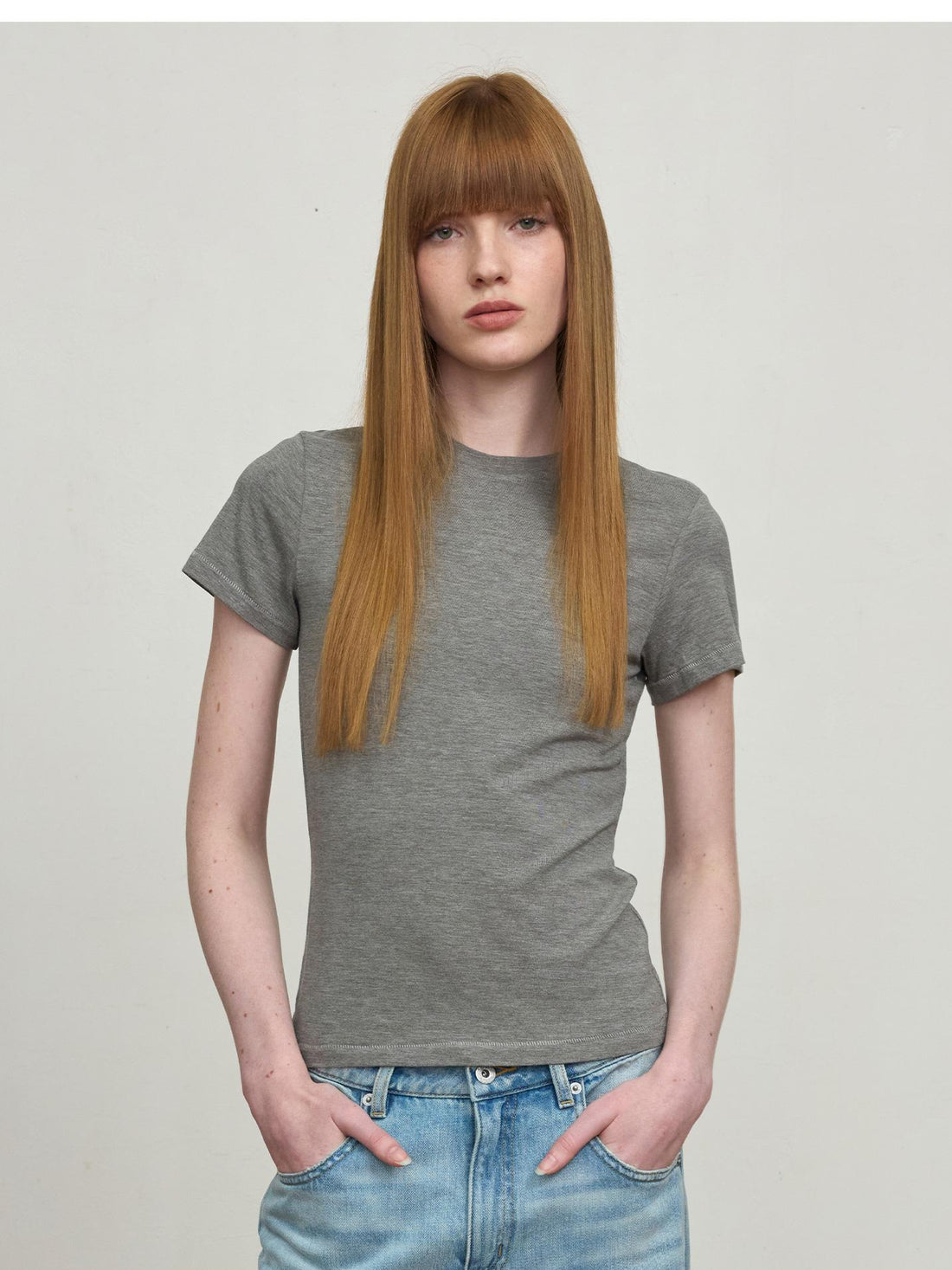 Northbutsouth Classic Round Neck Slim Fit Multi Color Basic T-shirt