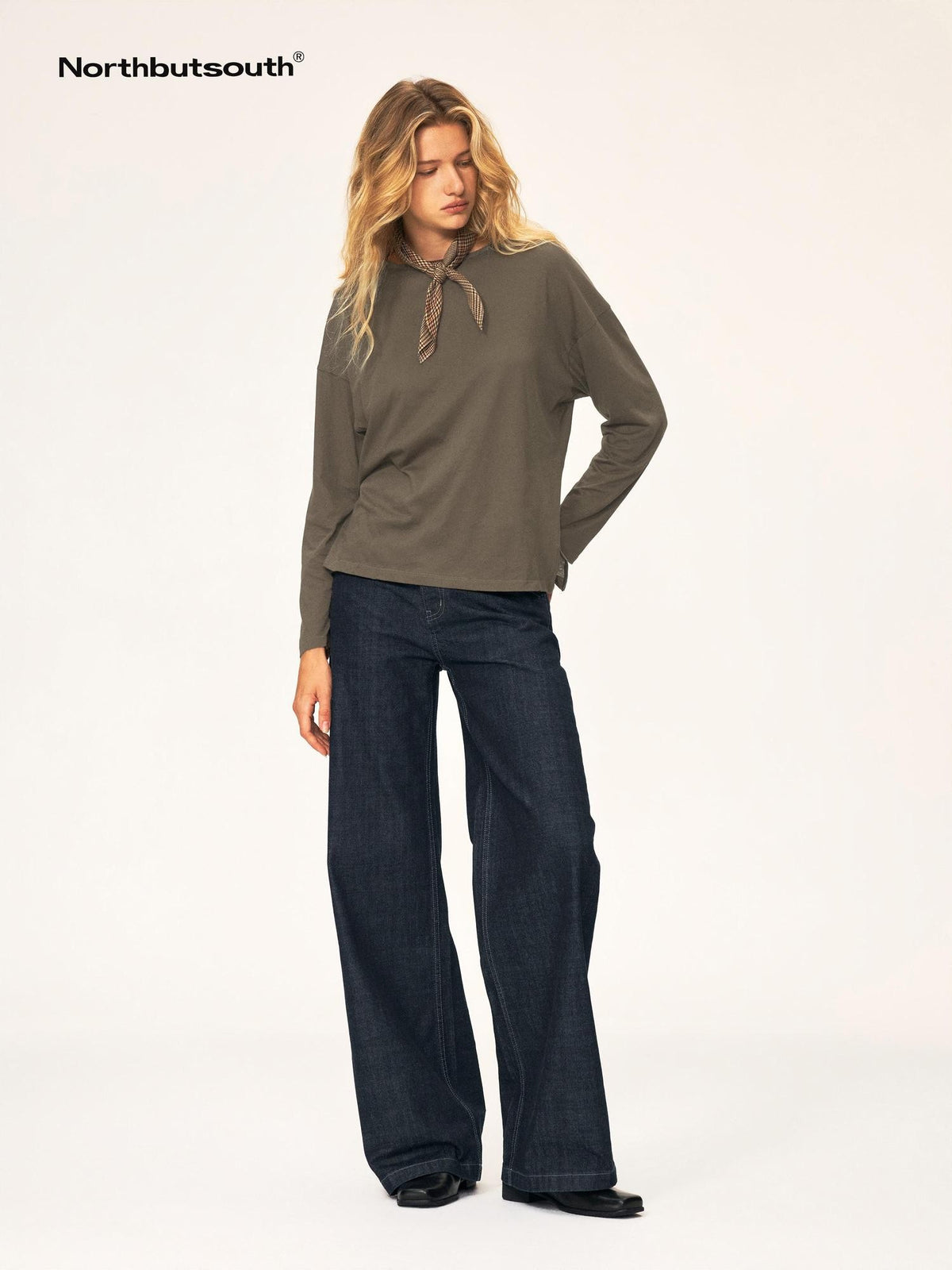 Northbutsouth Classic Vintage Narrow Waist Mid Low Rise Cotton Women&
