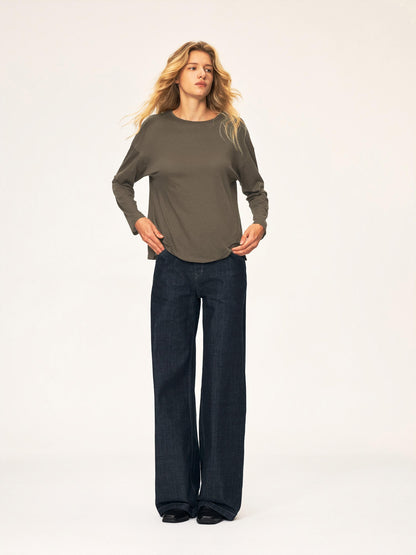 Northbutsouth Classic Vintage Narrow Waist Mid Low Rise Cotton Women&