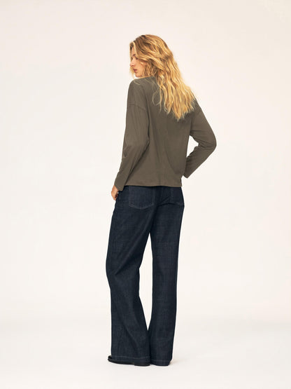 Northbutsouth Classic Vintage Narrow Waist Mid Low Rise Cotton Women&
