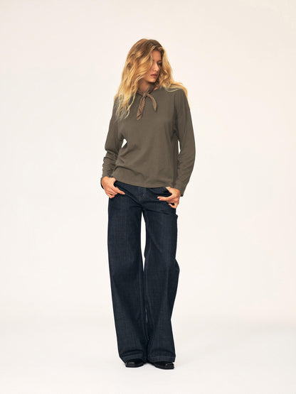 Northbutsouth Classic Vintage Narrow Waist Mid Low Rise Cotton Women&