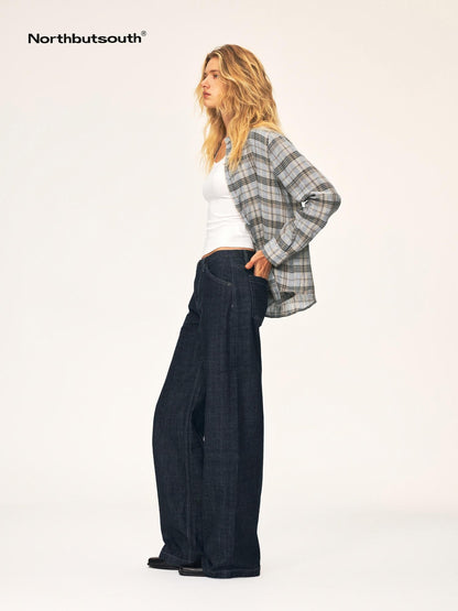 Northbutsouth Classic Vintage Narrow Waist Mid Low Rise Cotton Women&
