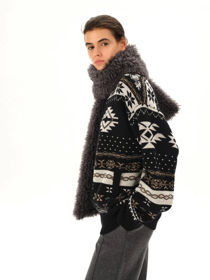 Curly Teddy Plush Scarf