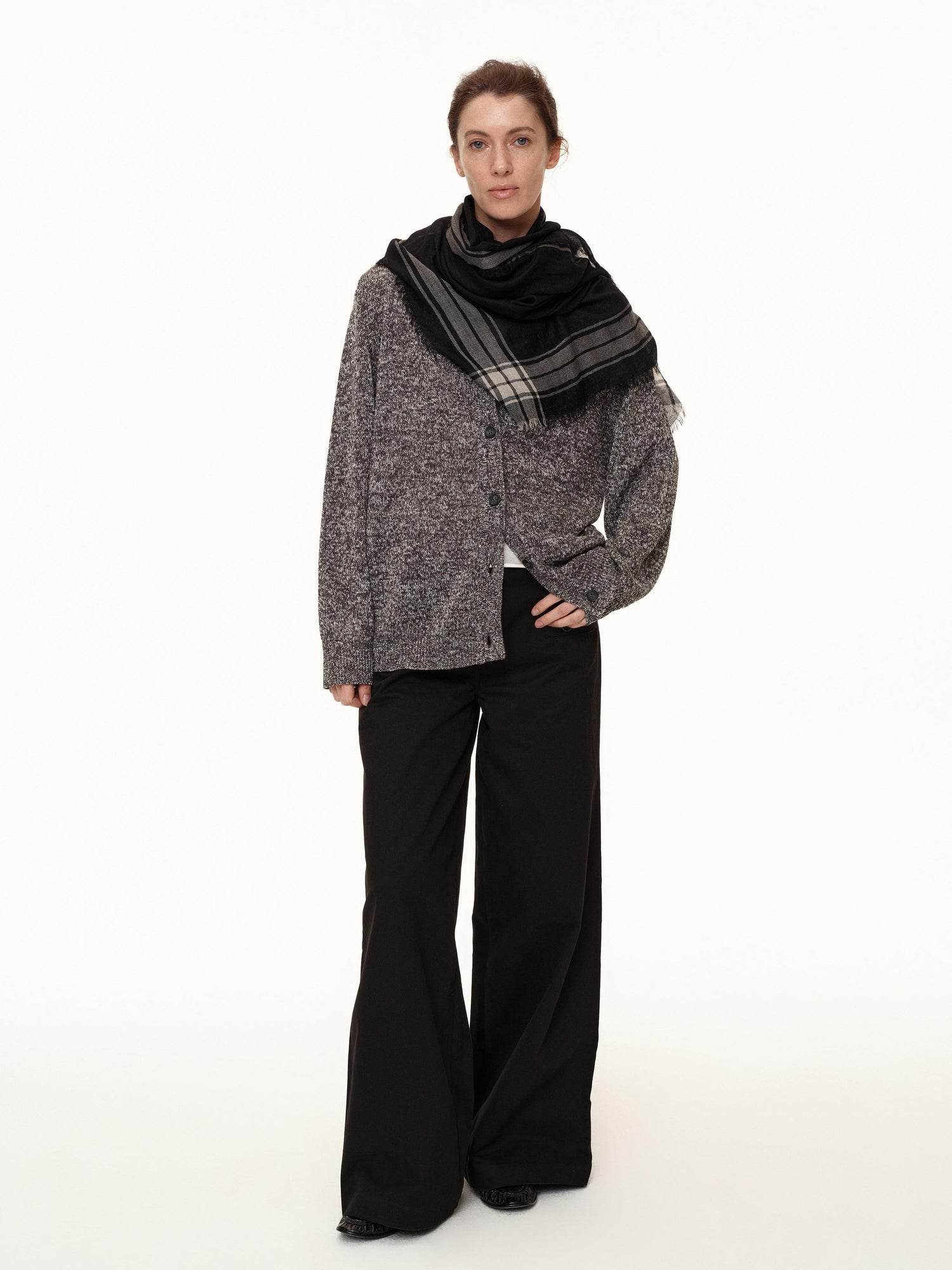 Northbutsouth Deck Multi Button Loose Straight Leg Pants