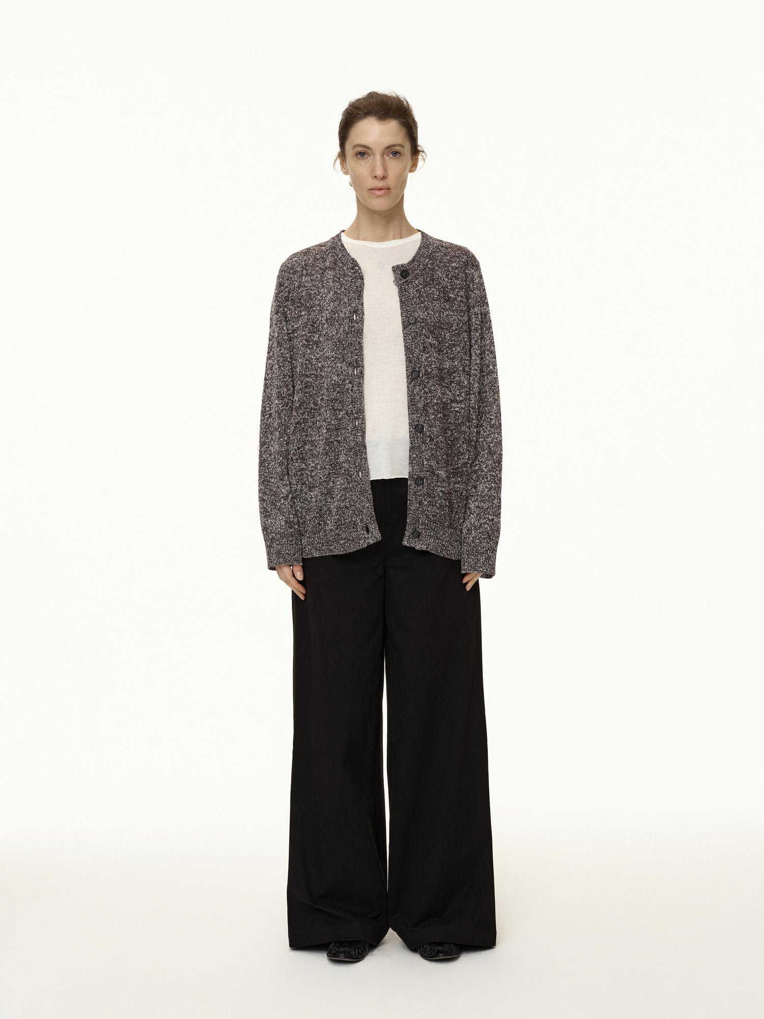 Northbutsouth Deck Multi Button Loose Straight Leg Pants