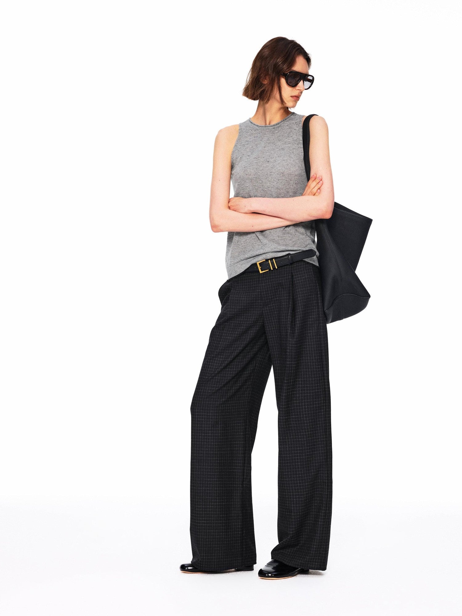 Northbutsouth Dot Knit Layered Colorblock Rolled Hem Women&