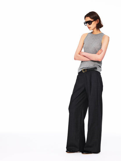 Northbutsouth Dot Knit Layered Colorblock Rolled Hem Women&