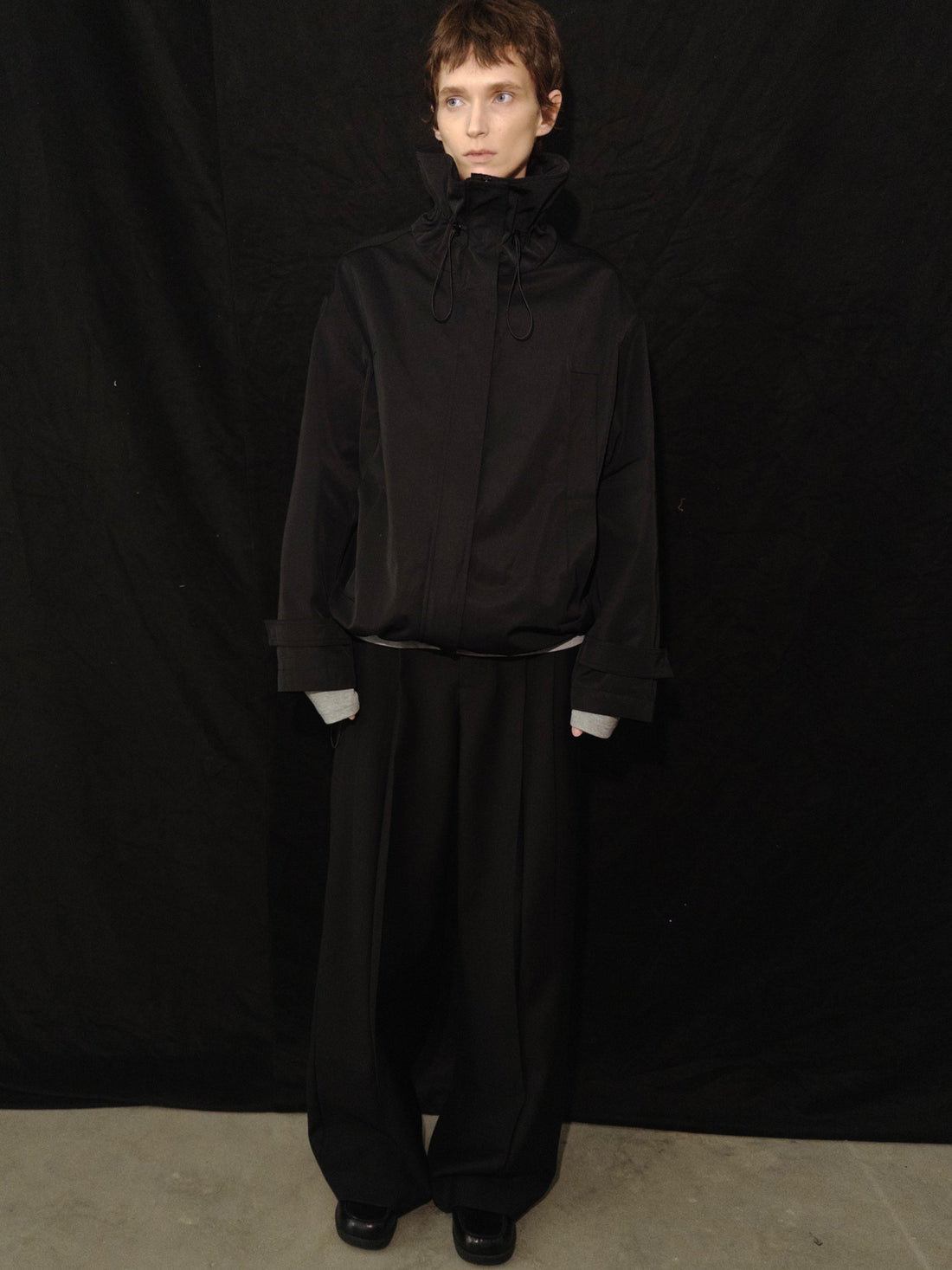 Northbutsouth Double Pleat Straight Leg Trousers