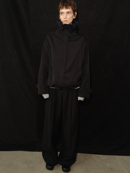 Northbutsouth Double Pleat Straight Leg Trousers