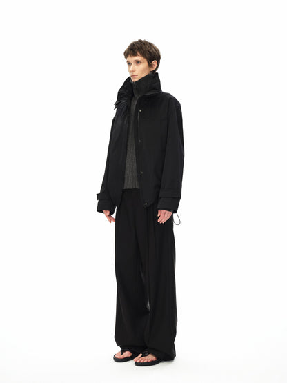 Northbutsouth Double Pleat Straight Leg Trousers