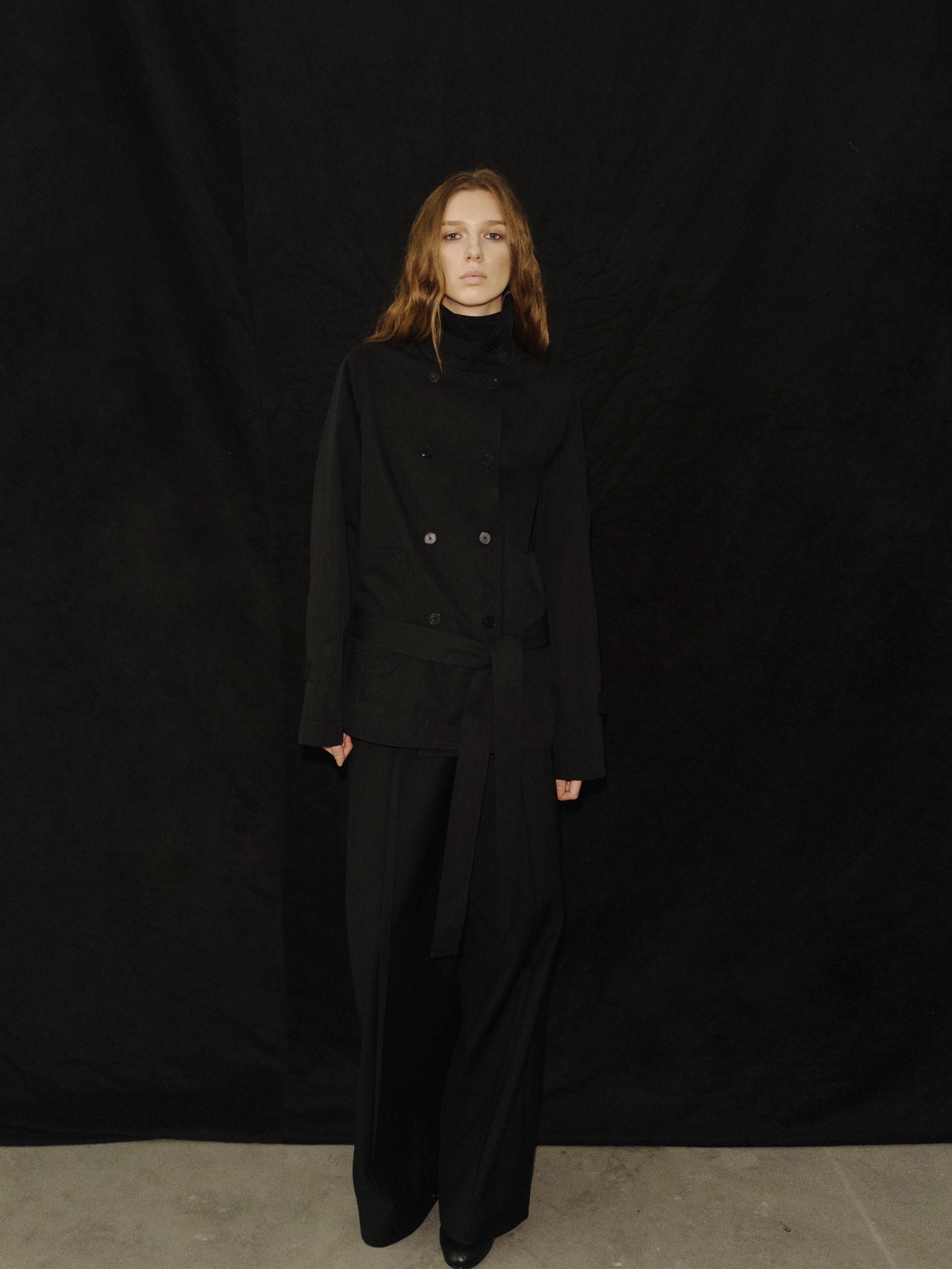 Northbutsouth Double Pleat Straight Leg Trousers