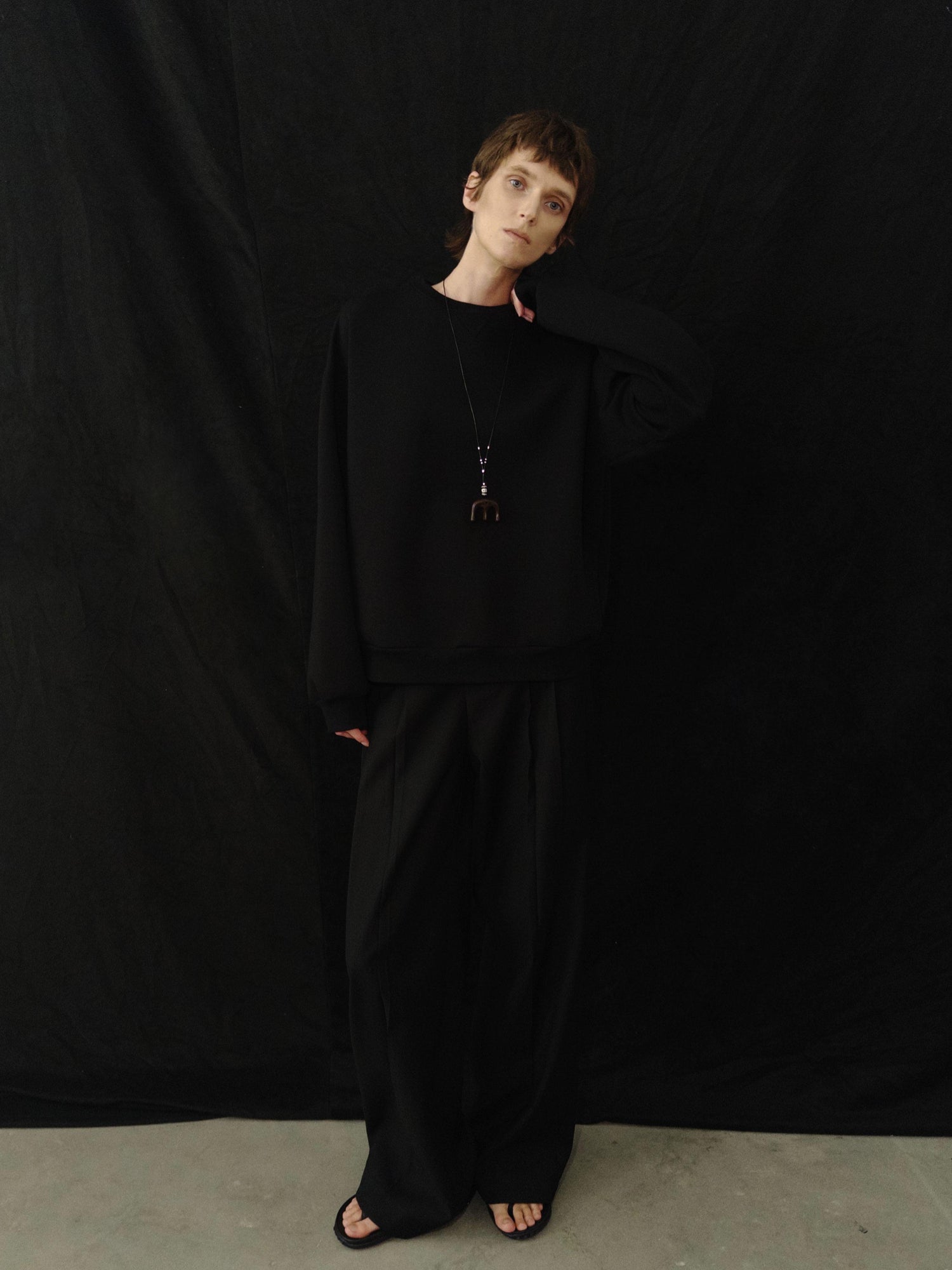 Northbutsouth Double Pleat Straight Leg Trousers