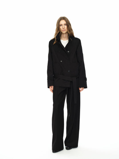 Northbutsouth Double Pleat Straight Leg Trousers