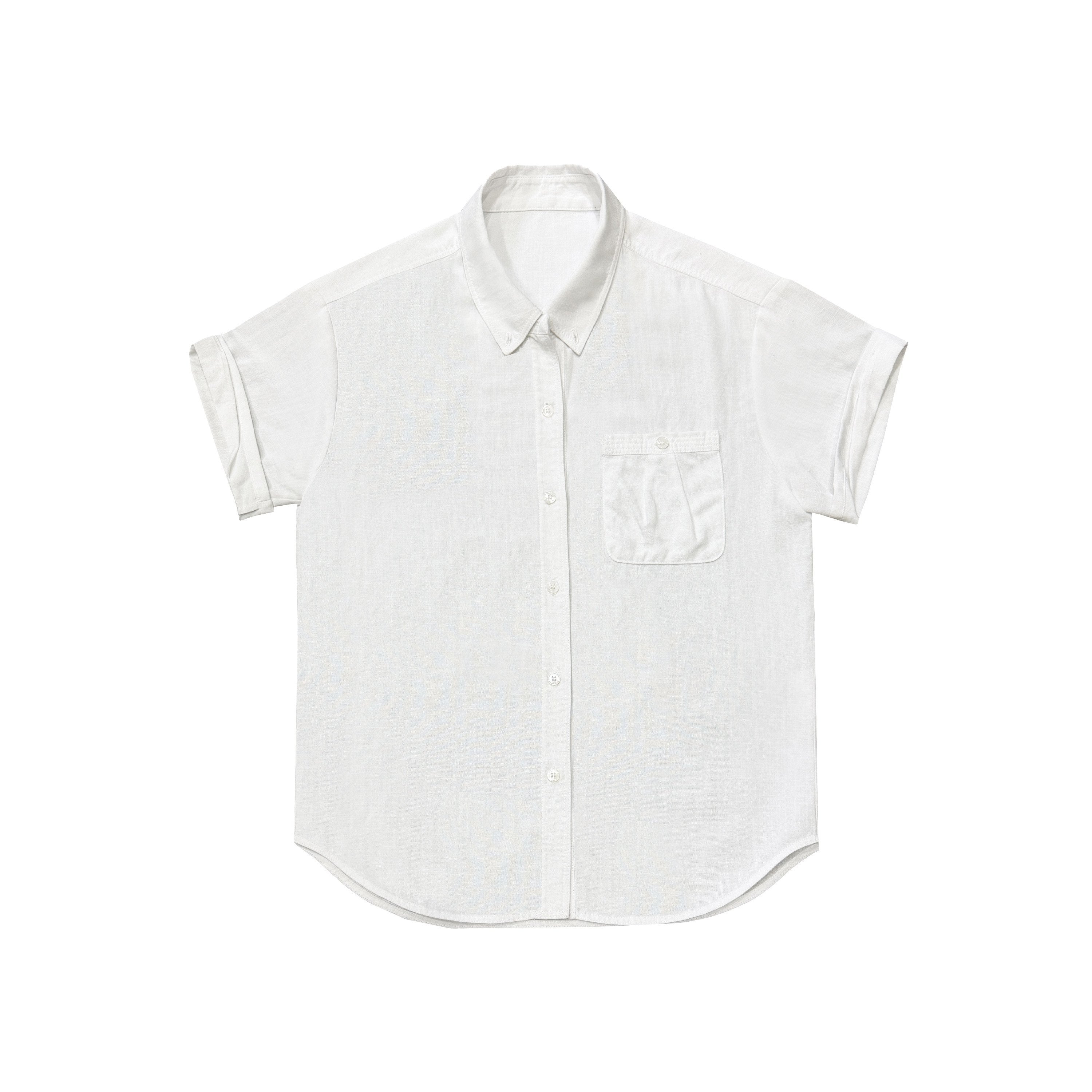 Northbutsouth_Drapey_Loose_Roll_Up_Sleeve_Lapel_Button_Women&