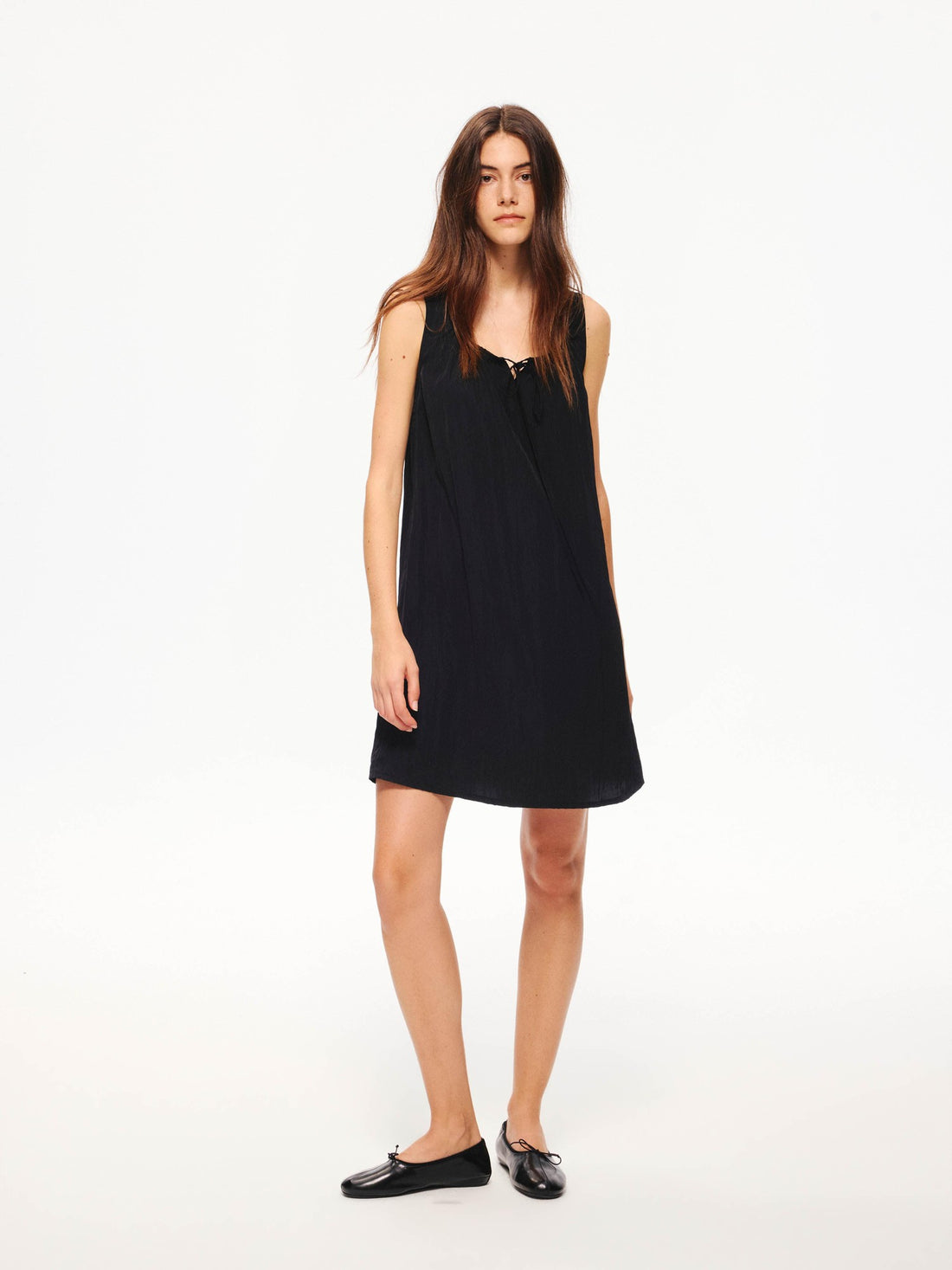 Northbutsouth Drapey Small Square Neck A Line Tie Waist Women&