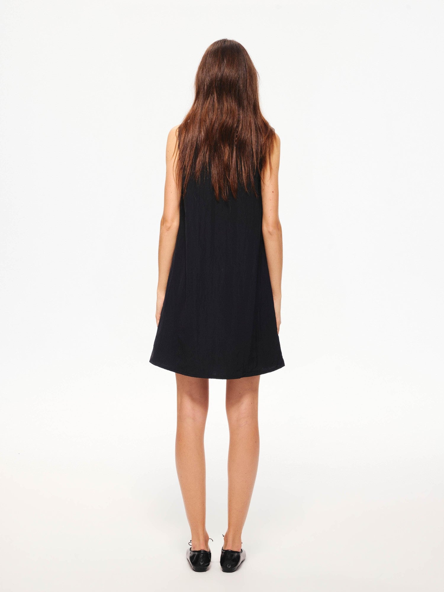 Northbutsouth Drapey Small Square Neck A Line Tie Waist Women&