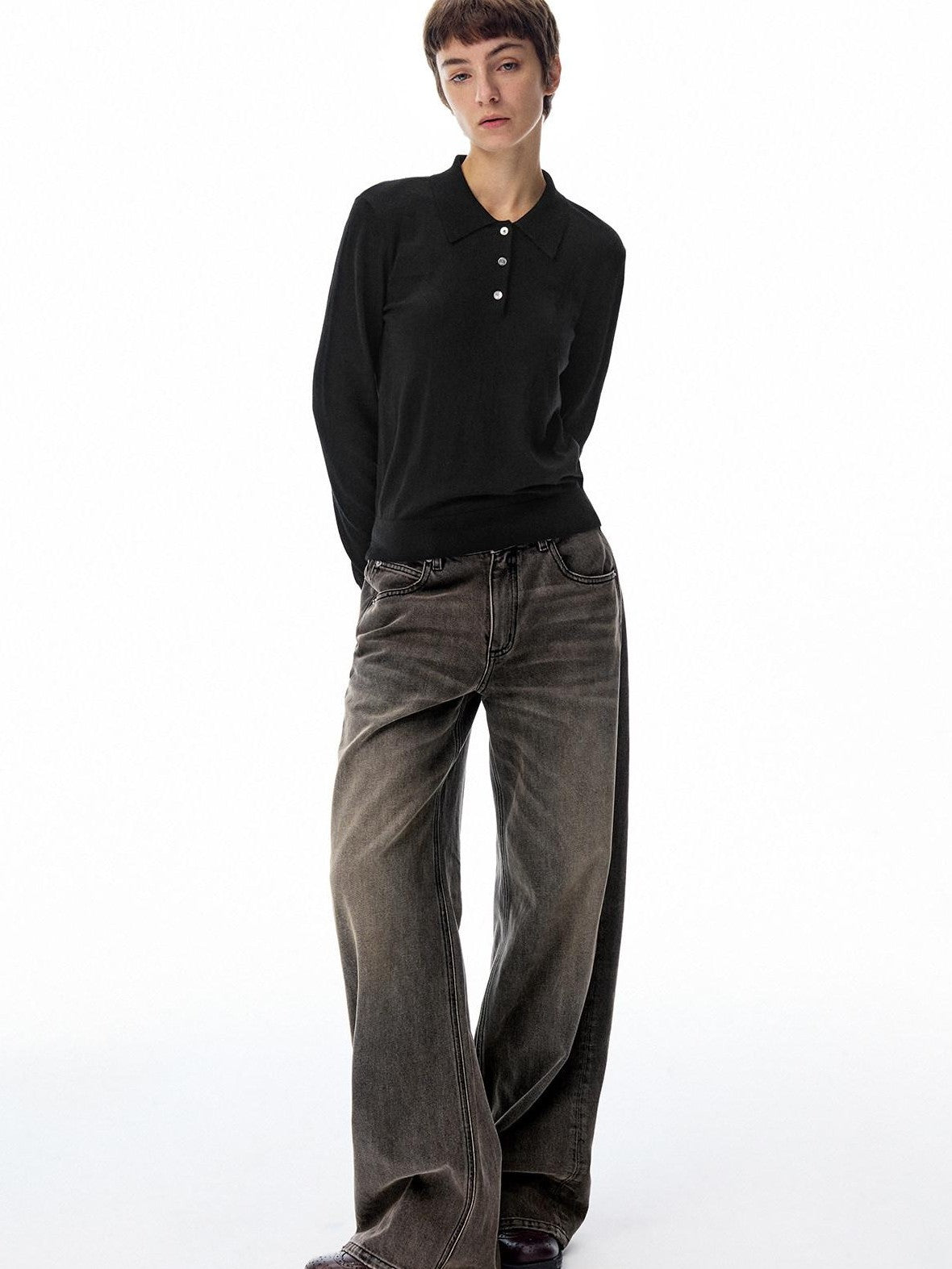 Northbutsouth Dynamic Horizontal Rib Polo Women&