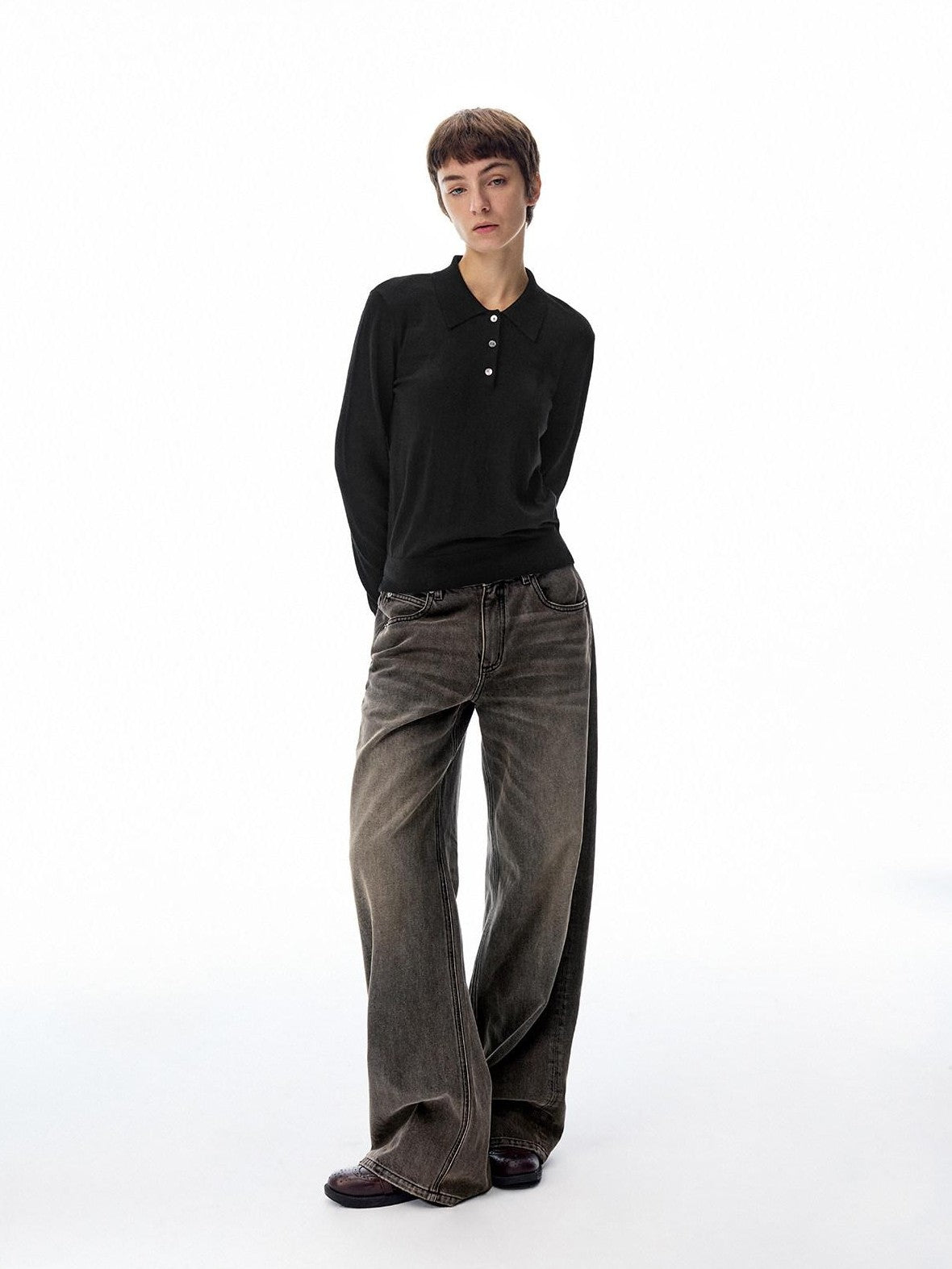 Northbutsouth Dynamic Horizontal Rib Polo Women&