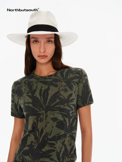 Northbutsouth Floral Printed Slim Fit Women&