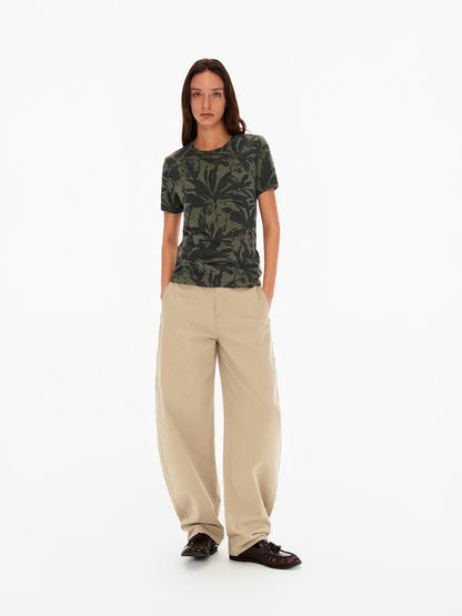 Northbutsouth Floral Printed Slim Fit Women&