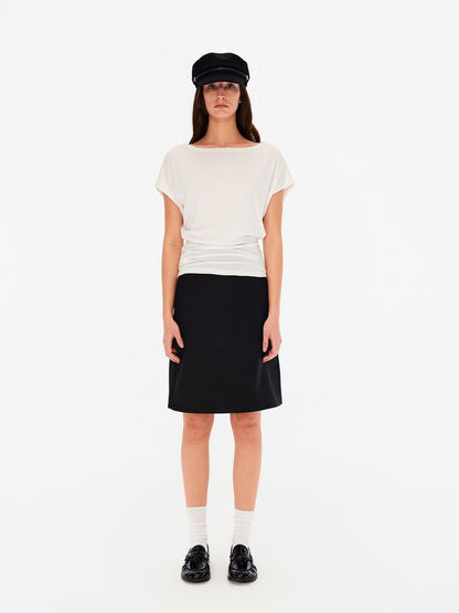 Northbutsouth Four Color Asymmetrical Slanted Neck Women&