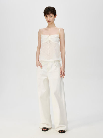 Northbutsouth Four Color Classic Casual Low Waist Straight Leg Lightweight Pants