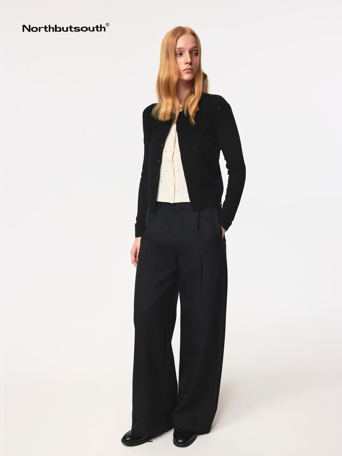 Northbutsouth Fringed Hem Pocket Straight Leg Women&