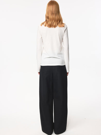 Northbutsouth Fringed Hem Pocket Straight Leg Women&