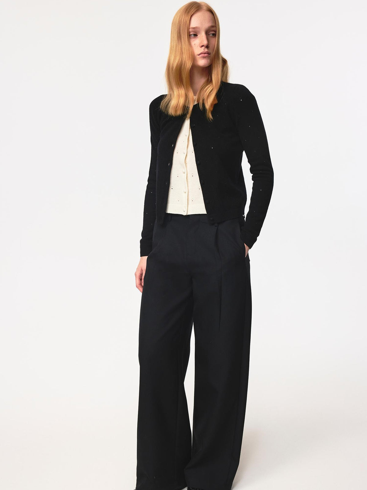 Northbutsouth Fringed Hem Pocket Straight Leg Women&